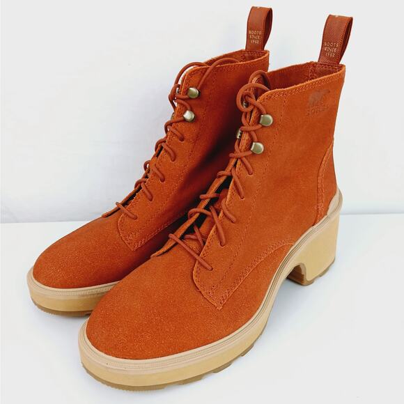Sorel Women's SZ 8 Hi-Line Waterproof Lace-Up Boot In Warp Red NWOT - Picture 6 of 9